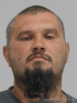 Mugshot of Alberto Sanchez booked in Dallas County, Texas on August 23, 2026