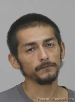 Mugshot of Jose Alvarado booked in Dallas County, Texas on August 23, 2026