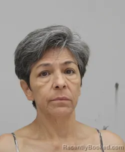 Mugshot of Laura Reyes booked in Dallas County, Texas on August 24, 2026