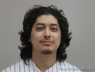 Mugshot of Elias Pacheco booked in Dallas County, Texas on August 24, 2026