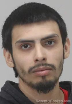 Mugshot of Nathaniel Arredondo booked in Dallas County, Texas on August 24, 2026