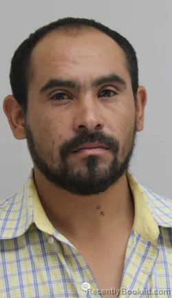 Mugshot of Adan Labrada booked in Dallas County, Texas on August 24, 2026