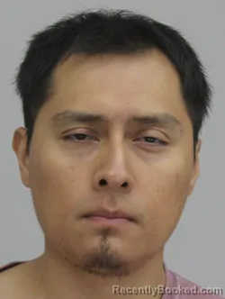 Mugshot of Marco Perezlopez booked in Dallas County, Texas on August 24, 2026