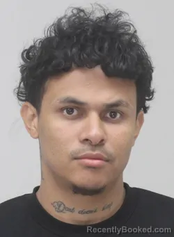 Mugshot of Jeison Lozano booked in Dallas County, Texas on August 24, 2026