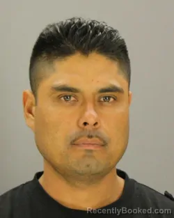 Mugshot of David Monroy booked in Dallas County, Texas on August 25, 2026