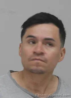 Mugshot of Oscar Acevedo booked in Dallas County, Texas on August 26, 2026