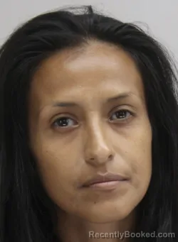 Mugshot of Cristina Guerra booked in Dallas County, Texas on August 26, 2026