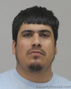 Mugshot of Christopher Garcia Estrada booked in Dallas County, Texas on August 26, 2026