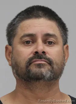 Mugshot of Eliseo Rivas booked in Dallas County, Texas on August 26, 2026