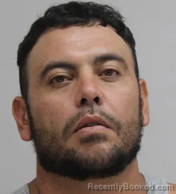 Mugshot of German Almeida booked in Dallas County, Texas on August 26, 2026