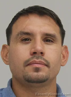 Mugshot of Ruben Puebla booked in Dallas County, Texas on August 26, 2026
