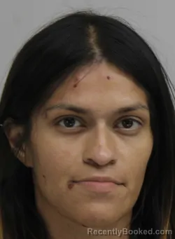 Mugshot of Cecilia Cortez booked in Dallas County, Texas on August 27, 2026