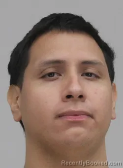Mugshot of Anthony Mojica booked in Dallas County, Texas on August 27, 2026