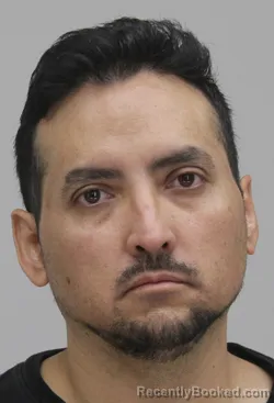 Mugshot of Daniel Benavides booked in Dallas County, Texas on August 27, 2026