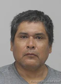 Mugshot of Israel Cruz booked in Dallas County, Texas on August 28, 2026