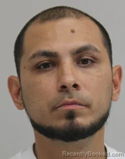 Mugshot of Christopher Garza booked in Dallas County, Texas on August 28, 2026