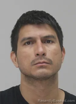 Mugshot of Andres Morales booked in Dallas County, Texas on August 29, 2026