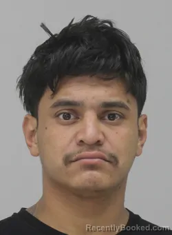 Mugshot of Favio Cabrera booked in Dallas County, Texas on August 29, 2026
