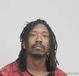 Mugshot of Treshaun Thompson booked in Dallas County, Texas on August 29, 2026