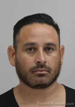 Mugshot of Carlos Ordonez booked in Dallas County, Texas on August 30, 2026