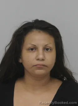 Mugshot of Karla Melesio booked in Dallas County, Texas on August 30, 2026