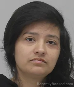 Mugshot of Sarah Limas booked in Dallas County, Texas on August 31, 2026