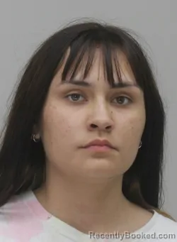 Mugshot of Mckena Ortiz booked in Dallas County, Texas on September 2, 2026