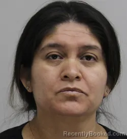 Mugshot of Maria Juarez booked in Dallas County, Texas on September 3, 2026