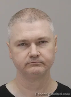 Mugshot of Aaron Blalock booked in Dallas County, Texas on September 3, 2026