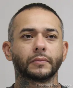 Mugshot of Marcos Calderon booked in Dallas County, Texas on September 3, 2026