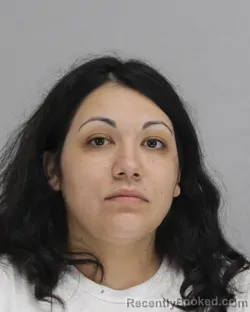 Mugshot of Blanca Galvan booked in Dallas County, Texas on September 3, 2026