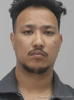 Mugshot of Resul Shrestha booked in Dallas County, Texas on September 4, 2026