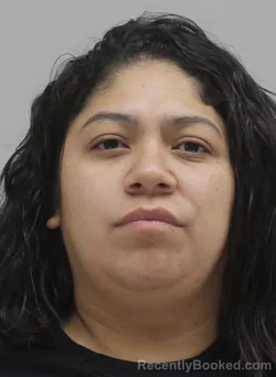 Mugshot of Ruby Canales booked in Dallas County, Texas on September 9, 2026