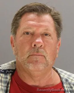 Mugshot of David Mitchell booked in Dallas County, Texas on September 10, 2026