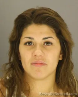 Mugshot of Lucy Valdez booked in Dallas County, Texas on September 10, 2026