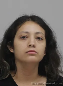 Mugshot of Emily Zepeda booked in Dallas County, Texas on September 13, 2026