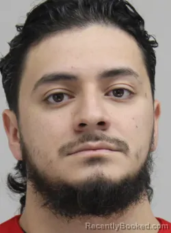 Mugshot of Steven Bueno booked in Dallas County, Texas on September 14, 2026