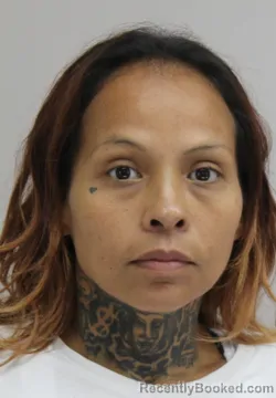 Mugshot of Adrianna Garcia booked in Dallas County, Texas on September 16, 2026