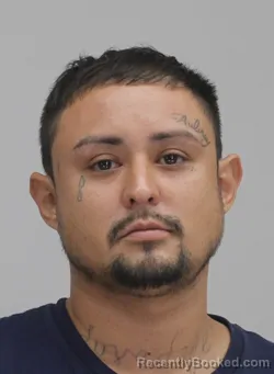 Mugshot of Oscar Flores booked in Dallas County, Texas on September 16, 2026