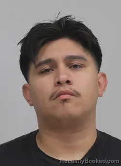 Mugshot of Sergio Cruz booked in Dallas County, Texas on September 16, 2026
