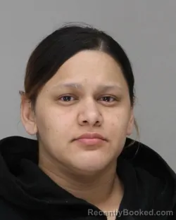 Mugshot of Corina Alfaro booked in Dallas County, Texas on September 17, 2026