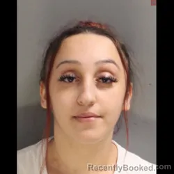 Mugshot of Shania Janay Colon booked in York County, Pennsylvania on September 9, 2026