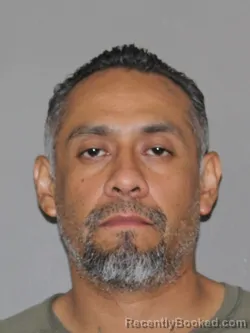 Mugshot of Luis A Olguin booked in Denton County, Texas on March 11, 2026