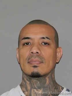 Mugshot of Ruben O Reyes booked in Denton County, Texas on April 8, 2026