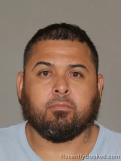 Mugshot of Luis E Aceves booked in Denton County, Texas on March 26, 2026