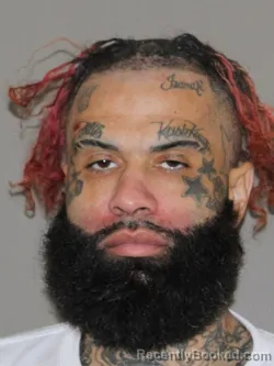 Mugshot of Jordan A Kearney booked in Denton County, Texas on March 24, 2026