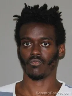 Mugshot of JoJo J Yeboah booked in Denton County, Texas on April 9, 2026