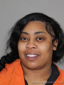 Mugshot of Tanaisha V Edwards booked in Denton County, Texas on April 16, 2026