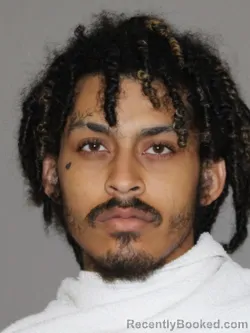 Mugshot of Maliq A Davis booked in Denton County, Texas on April 7, 2026