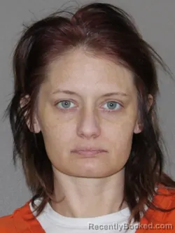 Mugshot of Chelsea Fitzsimmons booked in Denton County, Texas on July 13, 2026